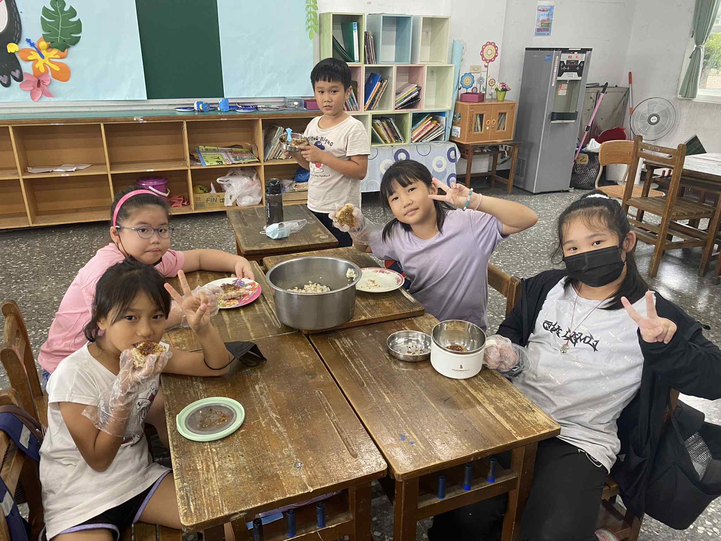 享用美食