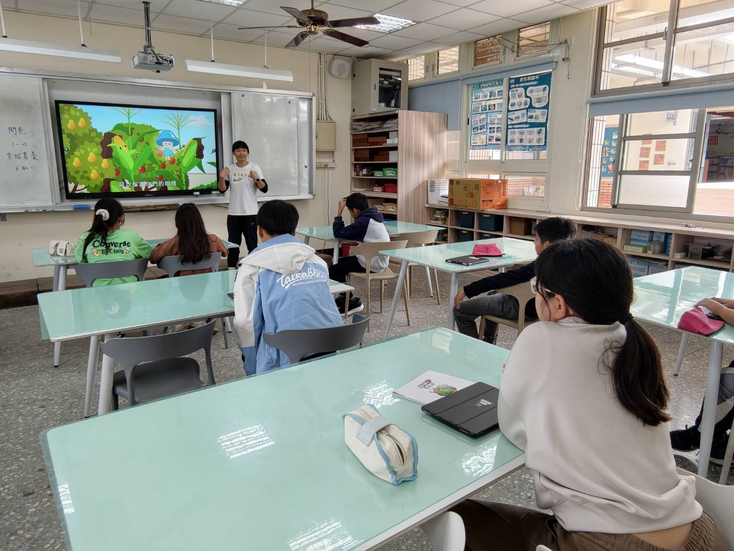 觀看飲食教育動畫