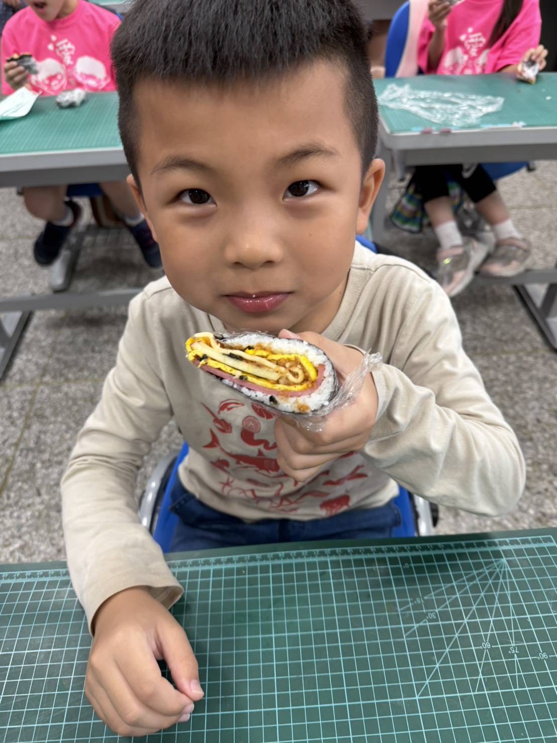 飯糰享用